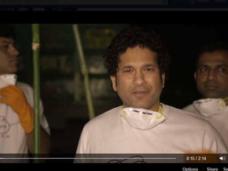 અભિયાનમાં સામેલ થઇને ખુશ છે સચિન