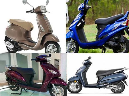 સ્કૂટરની કિંમત અંગે સરખામણી