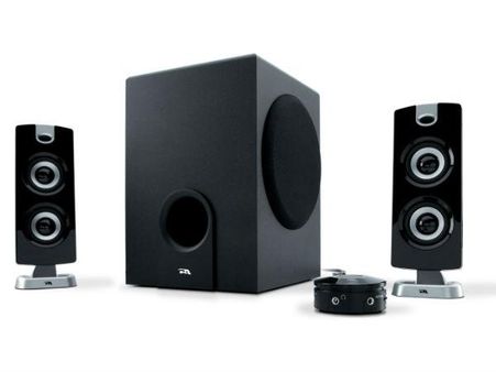 સાઇબર એકોસ્ટિક સબવૂફર સેટેલાઇટ સિસ્ટમ