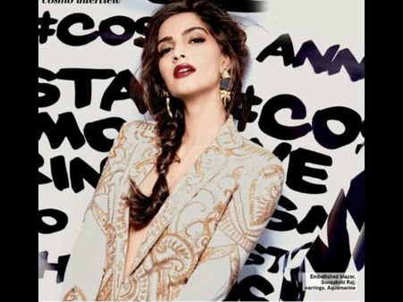 કૉસ્મોપૉલિટન મૅગેઝીન માટે સોનમ કપૂરનું Gorgeous ફોટોશૂટ