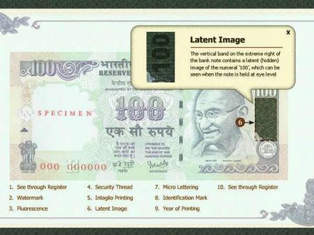  પટ્ટી પર લખેલ 100 જુઓ