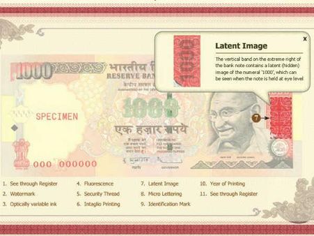 લાલ રંગની બોર્ડરમાં 1000ને જુઓ નજીકથી 