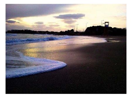 The sound of the waves