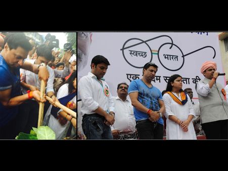 કપિલ શર્માએ લગાવ્યું ઝાડુ, વડાપ્રધાને આપી સાબ્બાસી!