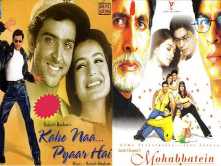 કહો ના પ્યાર હૈ અને મોહબ્બતેં (2000)