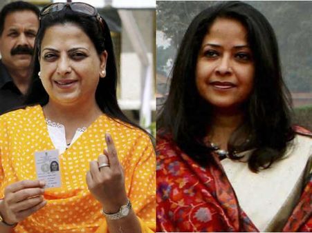 અડવાણી-પ્રણવ મુખર્જીની પુત્રીઓ વચ્ચે જામશે જંગ