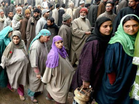 વિધાનસભા ચૂંટણીઓનો 4થો તબક્કો : જમ્મુકાશ્મીરમાં 49 ટકા, ઝારખંડમાં 61 ટકા મતદાન