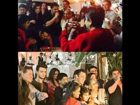 PICS : સલમાનની B'day પાર્ટીમાં પહોંચ્યા શાહરુખના મિત્રો!!!