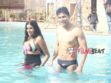 Shoot For 'Royal Honey' With Maushumi Udeshi & Shiv