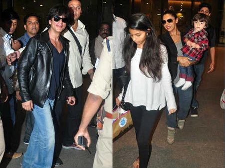 PICS : હૅપ્પી ન્યુ ઈયર ખતમ, શાહરુખ ફૅમિલી ઇઝ બૅક!