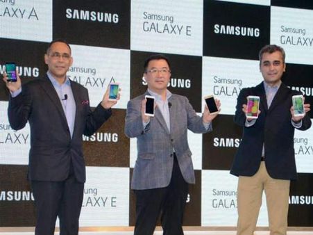 સેમસંગના 4 નવા સ્માર્ટફોન, ગેલેક્સી એ3, એ5, ઇ5 અને ઇ7