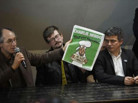 આ છે ચાર્લી એબ્દોના નવા અંકનું કવર; પૈગંબરનું કાર્ટુન, હેડલાઇનમાં કહ્યું 'બધુ જ માફ છે'