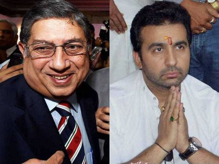 મયપ્પન-કુંદ્રા દોષી, શ્રીનિવાસન નહીં લડી શકે BCCIની ચૂંટણી: સુપ્રીમ કોર્ટ