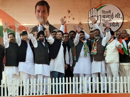 દિલ્હીમાં રાહુલ ગાંધીનો પ્રચાર
