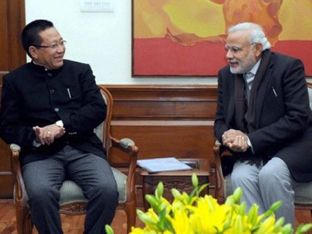 નાગાલેન્ડના મુખ્યમંત્રી મળ્યા મોદીને