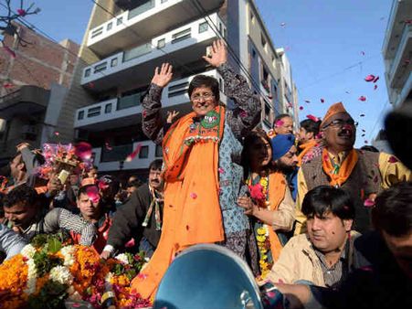 કિરણ બેદીની રેલી