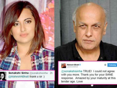 AIB મુદ્દે ટ્વીટર પર બાખડી પડ્યા સોનાક્ષી અને મહેશ ભટ્ટ