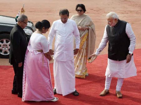 શ્રીલંકાના રાષ્ટ્રપતિ દિલ્હીમાં