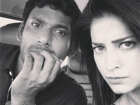 શ્રુતિ હસનની વણજોવાયેલી સેલ્ફી