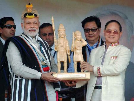 ઇટાનગરમાં મોદી