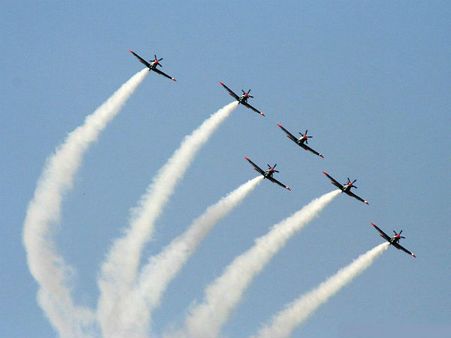 અમદાવાદના આકાશમાં જોવા મળ્યું વિમાની કરતબ