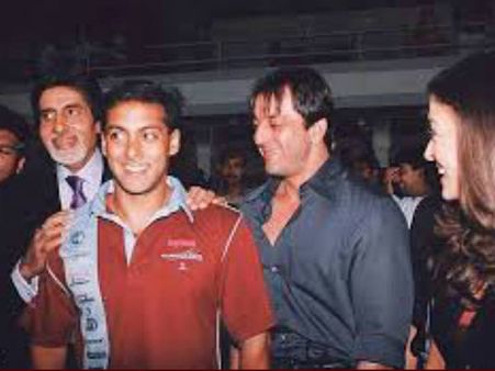 Pic Of The Day: ઐશ્વર્યાને સલમાન સાથે મળાવતા અમિતાભ