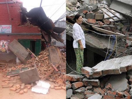 7.7ની તીવ્રતાના ભૂકંપથી ધ્રુજ્યું ઉ. ભારત, નેપાળમાં તબાહીનું મંજર