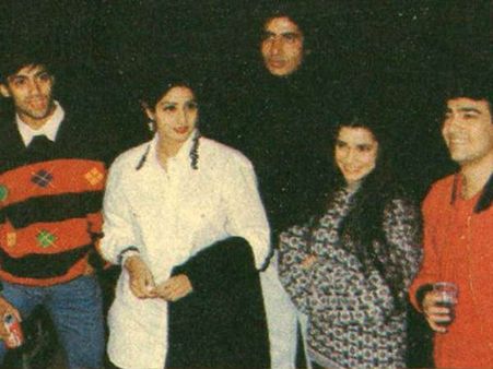 શ્રીદેવી સાથે સલમાન 