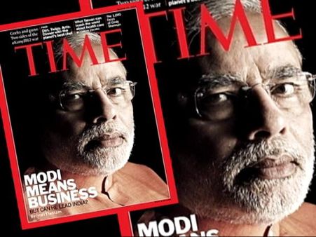 ટાઇમ મેગેઝીનના કવર પેજ પર PM મોદી, આપ્યું એક્સક્લૂસિવ ઇંટરવ્યૂ