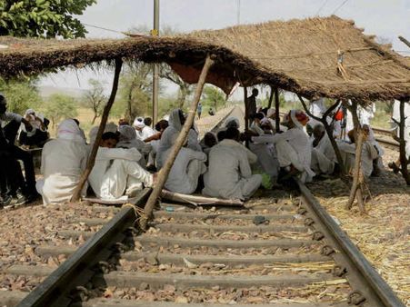 ગુર્જરોની આંદોલન ચરમ સીમા પર