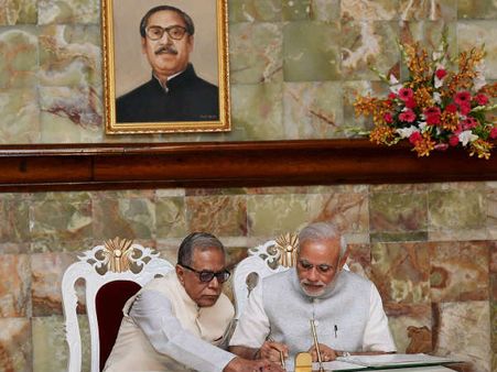 રાષ્ટ્રપતિ ભવનમાં મોદી