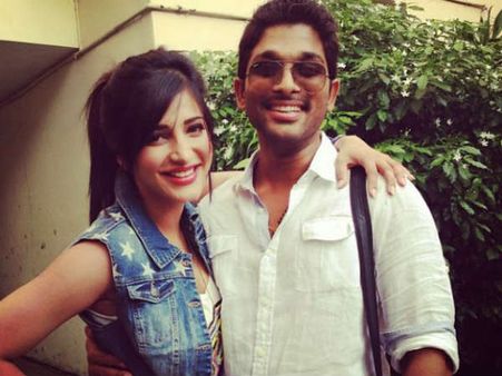 અલ્લુ આર્યા અને શ્રૃતિ