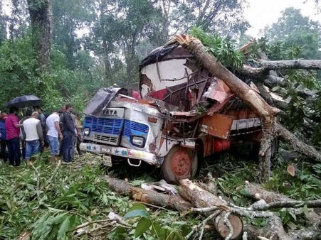 ચિંકમંગલૂરમાં ભારે વરસાદે મચાવી તબાહી