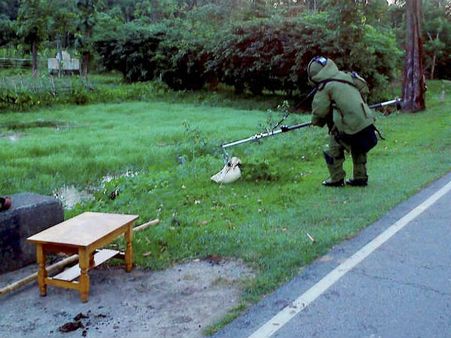 આસામમાં પુલ નીચેથી મળ્યો લાઇવ બોમ્બ