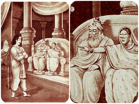 ગાંધારી અને ધૃતરાષ્ટ્ર