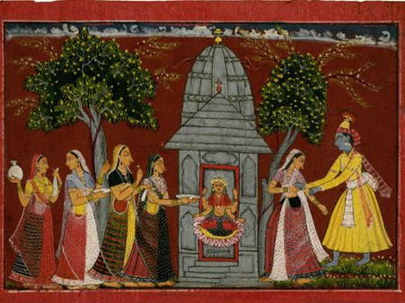 રુકમણી અને કૃષ્ણ