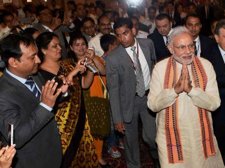 ભારતીય સમુદાય સાથે મુલાકાત