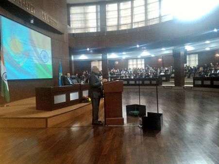 કઝાકિસ્તાનમાં મોદીનું સંબોધન