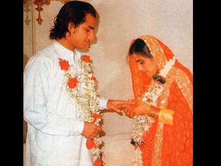 સૈફ અલી ખાન અને અમૃતા સિંહ 