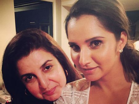 ફરાહ ખાનની સાથે સાનિયા