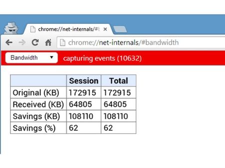 એડજેસ્ટ બેન્ડવિથ મેનેજમેન્ટ ક્રોમ
