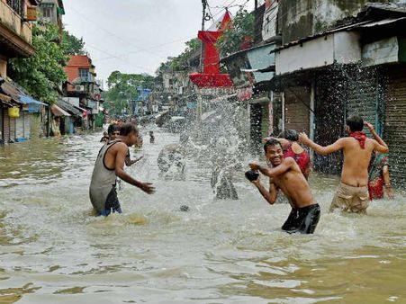 પાણીમાં પણ મસ્તી