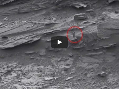 મંગળ ગ્રહ પર દેખાઇ સ્ત્રી, જુઓ વીડિયોમાં