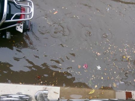 વાહનો ડૂબી ગયા