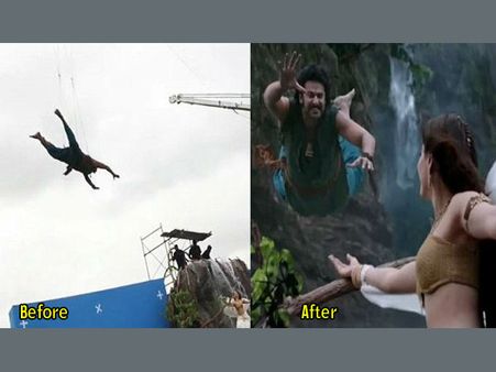 બાહુબલીની શૂટિંગની આ તસવીરો જોઇને ફેન્સનું દિલ તૂટી જશે!