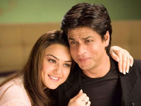 શાહરૂખ અને પ્રીતિ