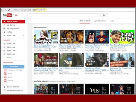 કીબોર્ડથી યૂટ્યૂબ ઓપરેટ કરવા માટે 