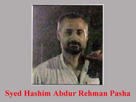 સૈયદ હાશિમ અબ્દુલ રહેમાન પાશા