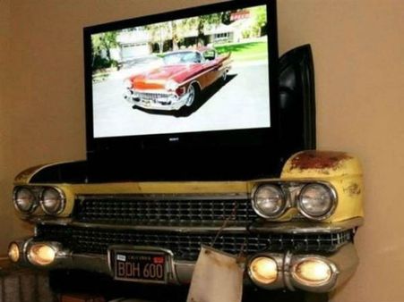 જૂની કારના સ્પેરપાર્ટસથી ઘર સજાવટ 