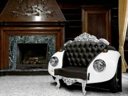 જૂની કારના સ્પેરપાર્ટસથી ઘર સજાવટ 